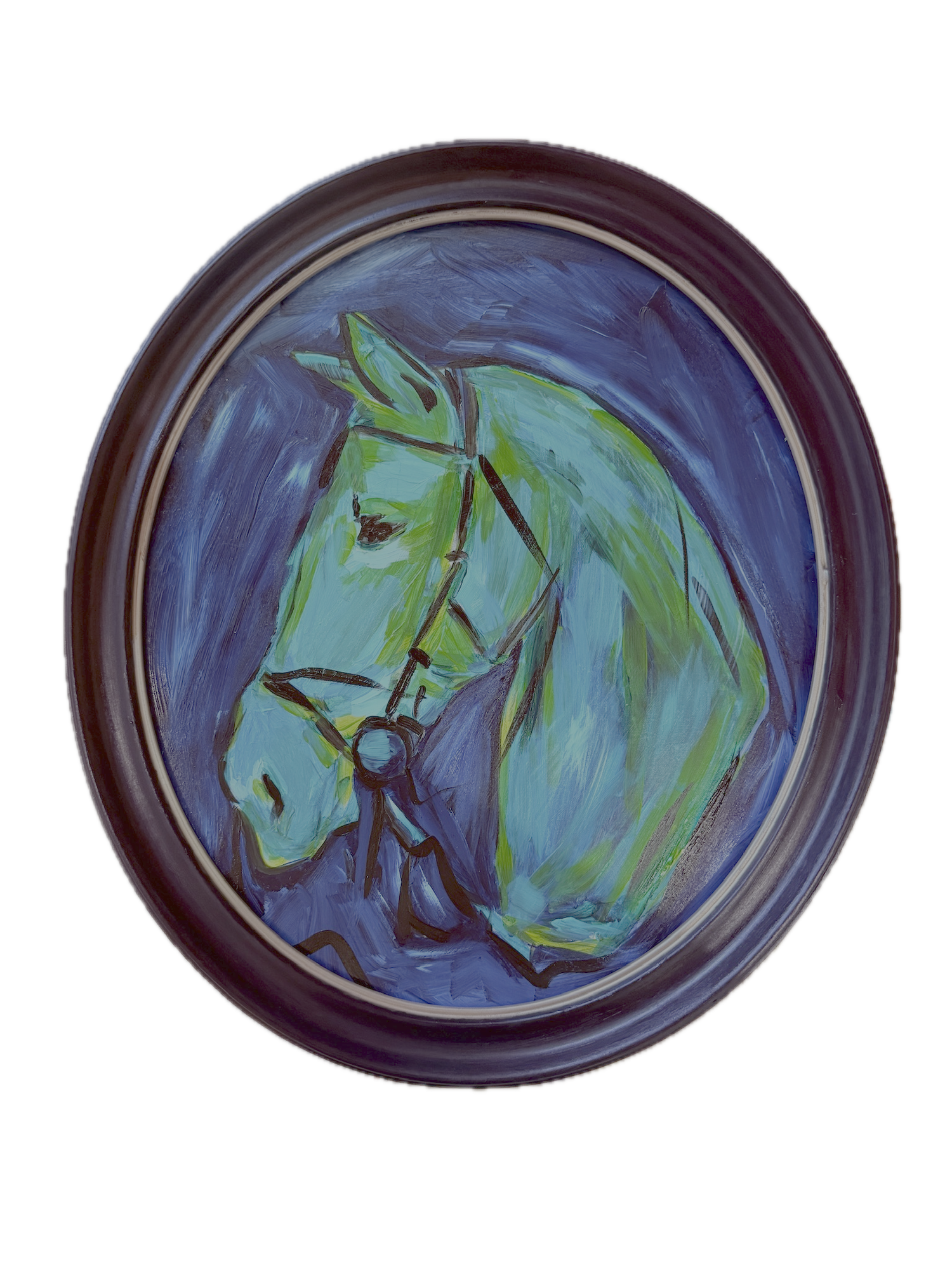 Mare in mint — original painting by The Color Meg