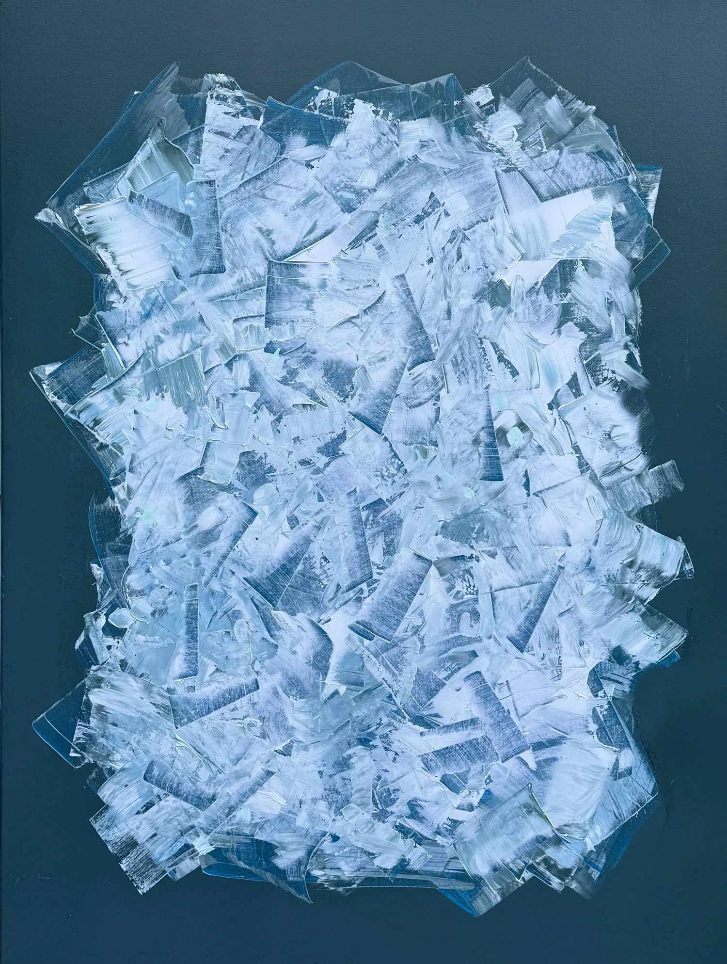 White noise — original painting by The Color Meg