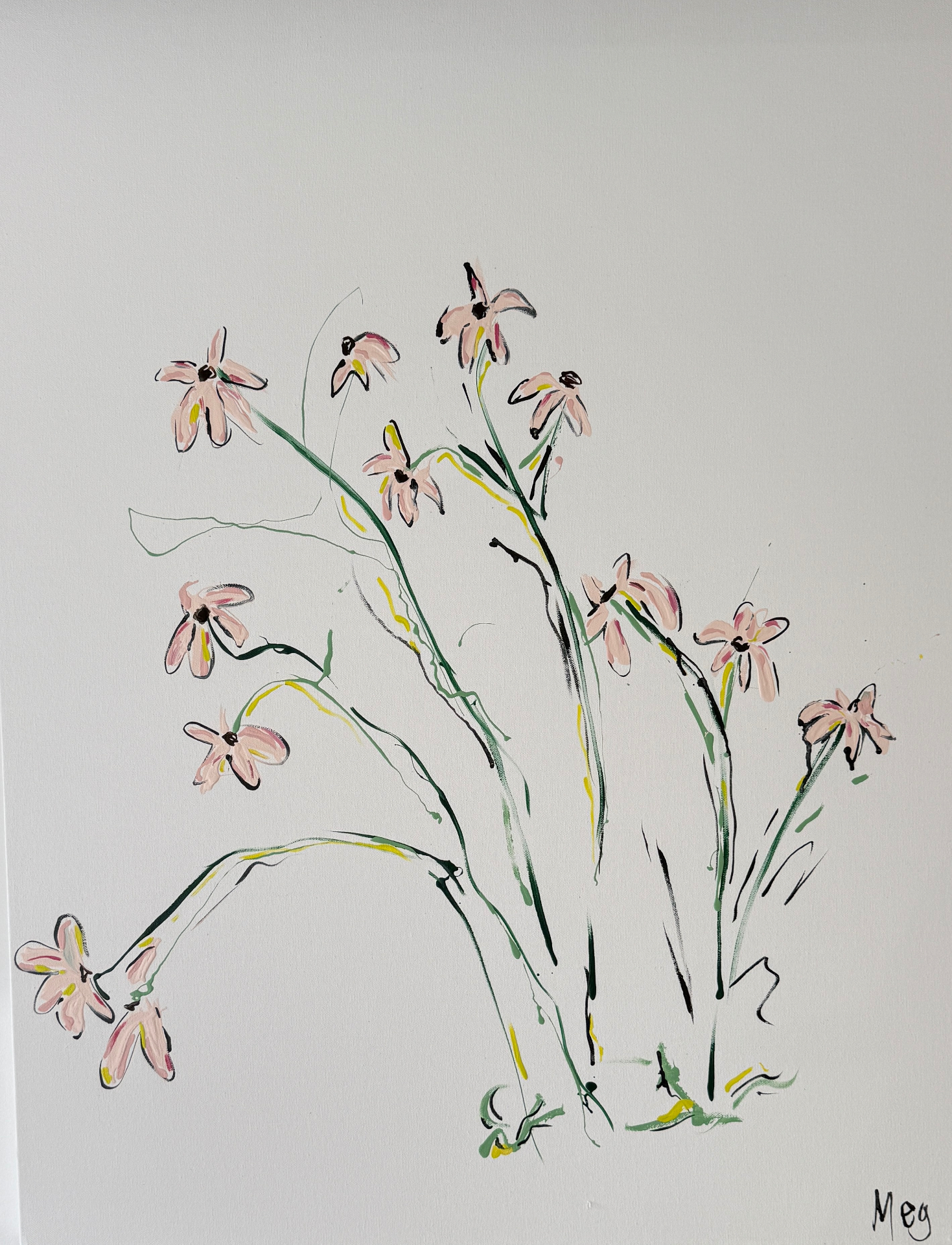 Morning Stretch — original painting by The Color Meg
