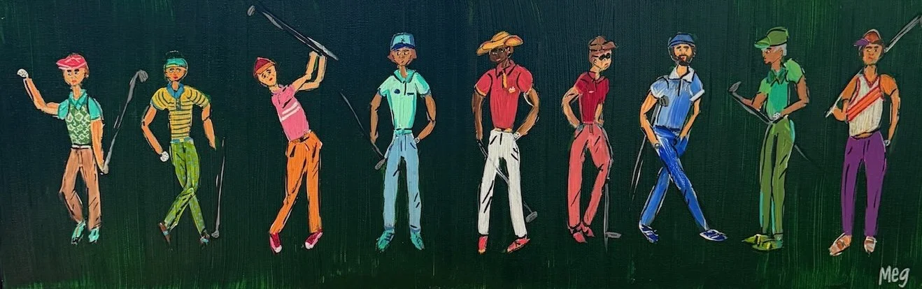 Front nine — original painting by The Color Meg