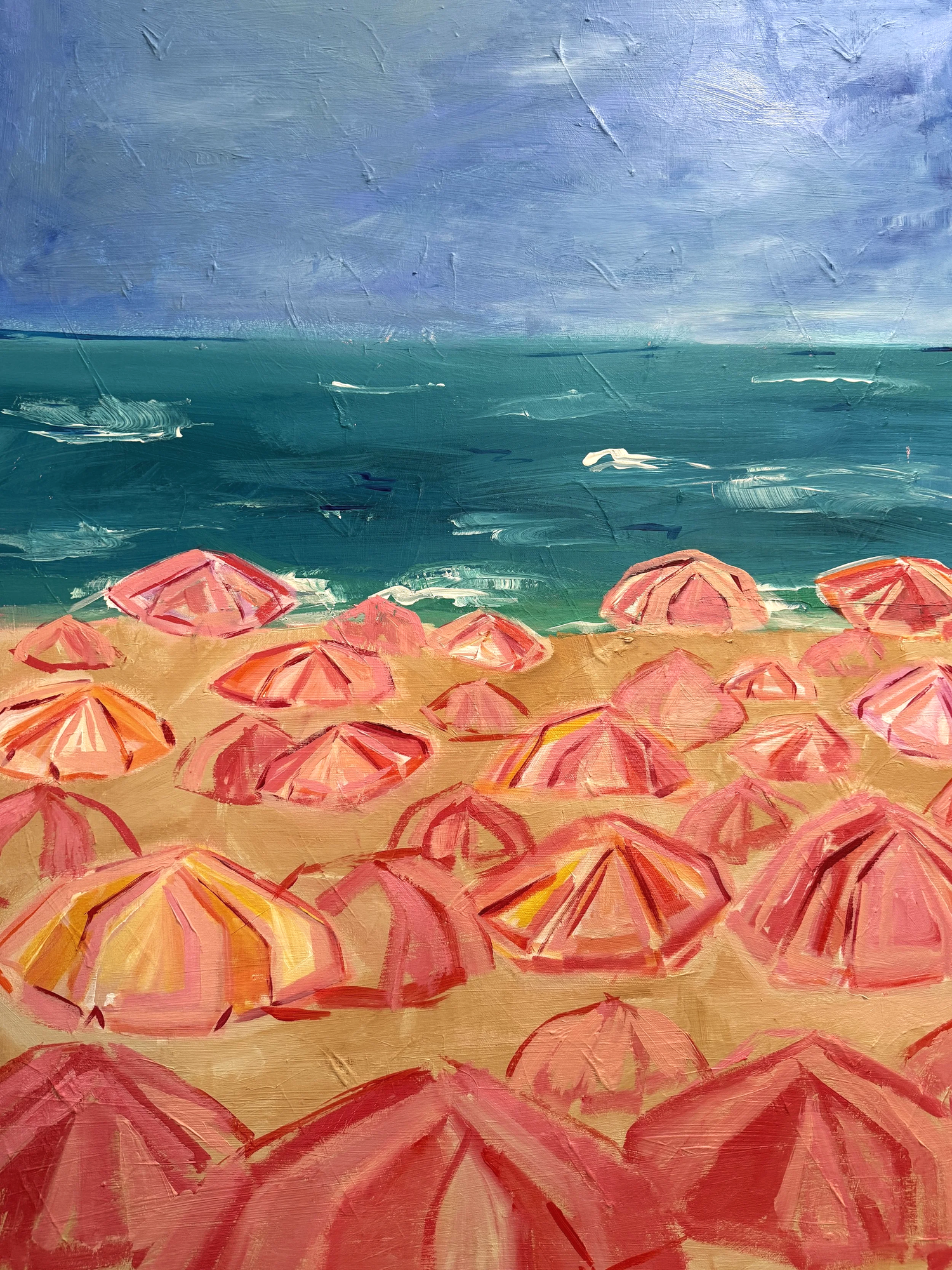 Umbrella season — original painting by The Color Meg