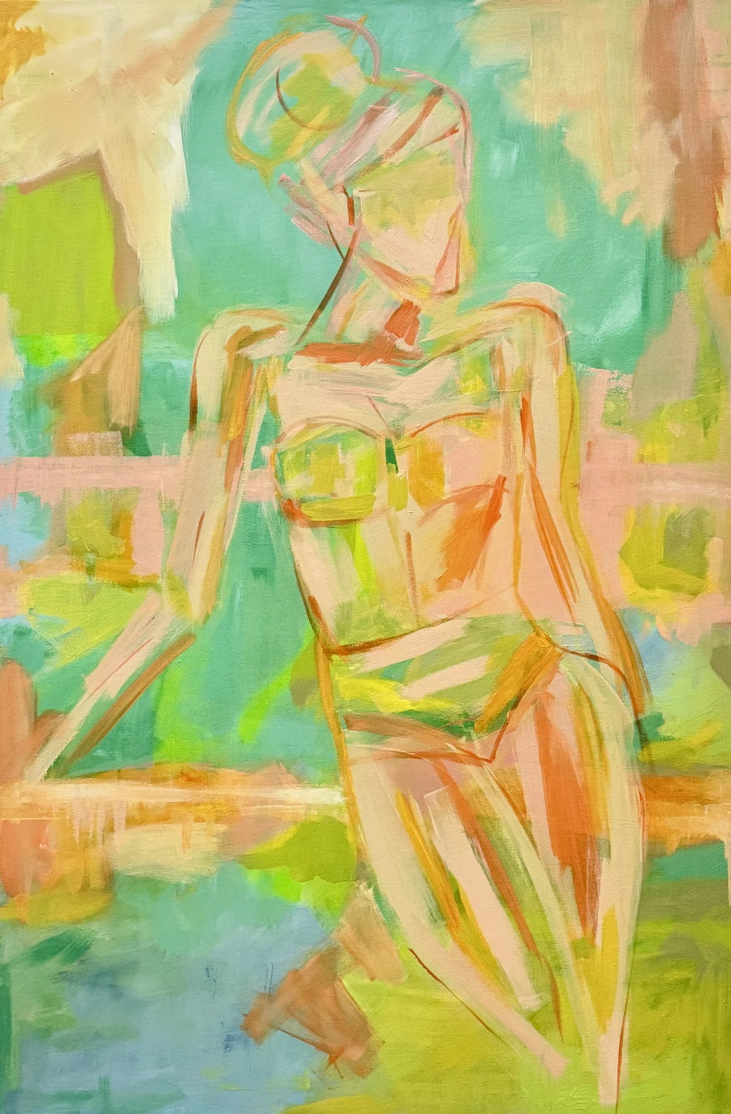 Glowing hour — original painting by The Color Meg