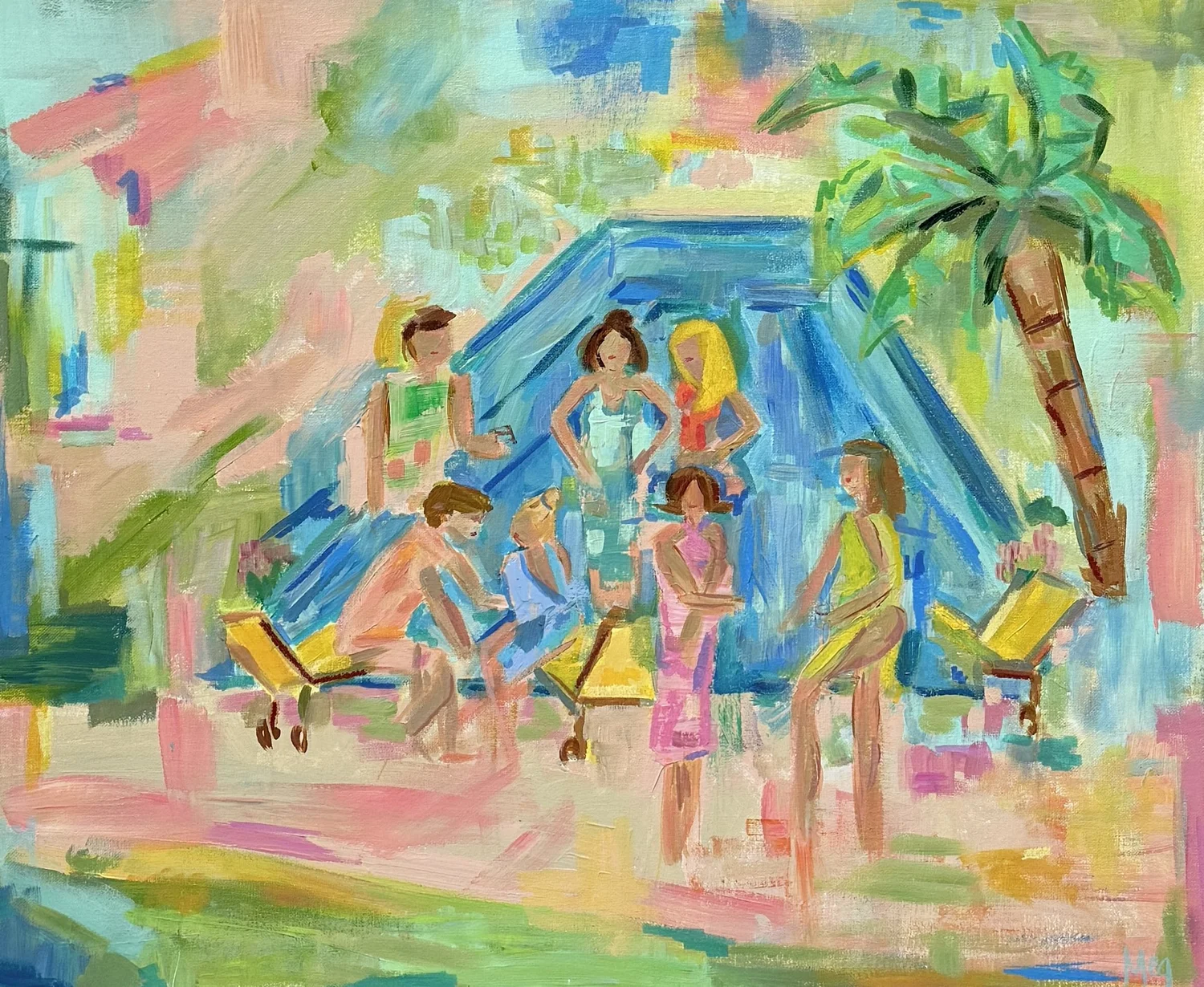 The parker — original painting by The Color Meg